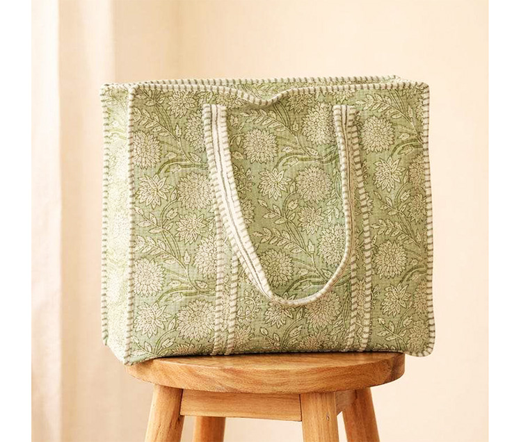 Cotton quilted bags manufacturer